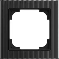 Busch-Jaeger afdekraam 1-voudig Art Linear glas zwart (1721-4025)