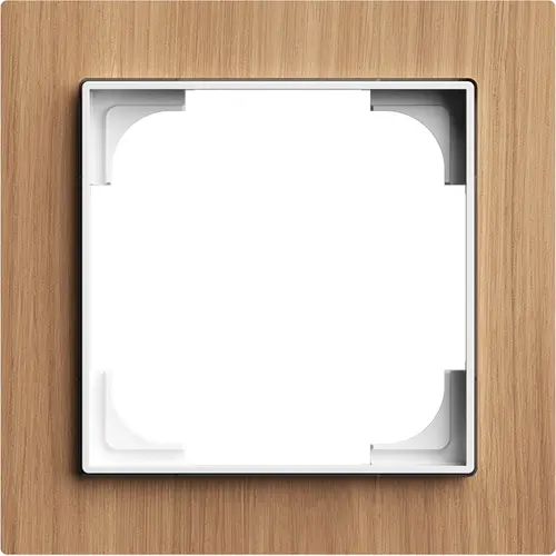 Busch-Jaeger afdekraam 1-voudig Art Linear hout eiken (1721-4083) Busch-Jaeger afdekraam 1-voudig Art Linear hout eiken (1721-4083)