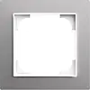 Busch-Jaeger afdekraam 1-voudig Art Linear aluminium zilver (1721-4073)