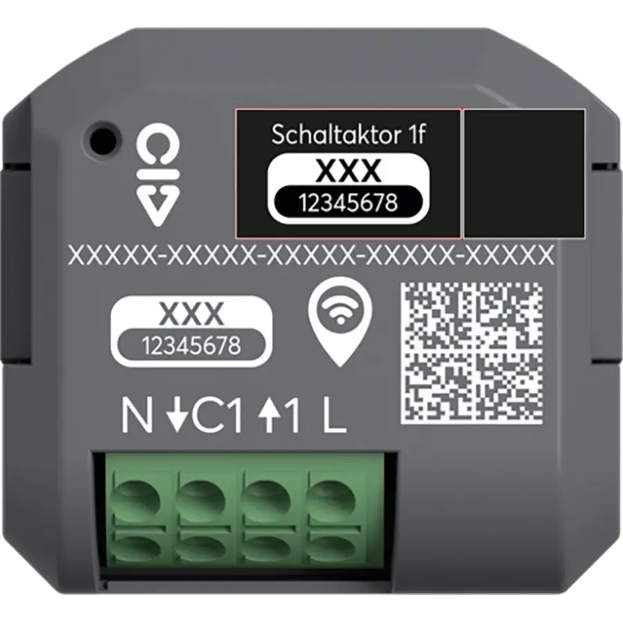 Busch-Jaeger schakelactor 1-voudig fm wl (62811 U-WL)