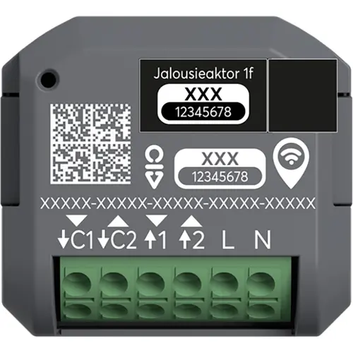 Busch-Jaeger jaloezieactor 1-voudig fm wl (62831 U-WL) Busch-Jaeger jaloezieactor 1-voudig fm wl (62831 U-WL)