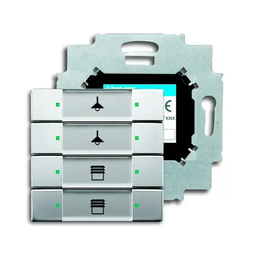 Busch-Jaeger knx sens 4v m bau pure-rvs (6127/01-866) Busch-Jaeger knx sens 4v m bau pure-rvs (6127/01-866)