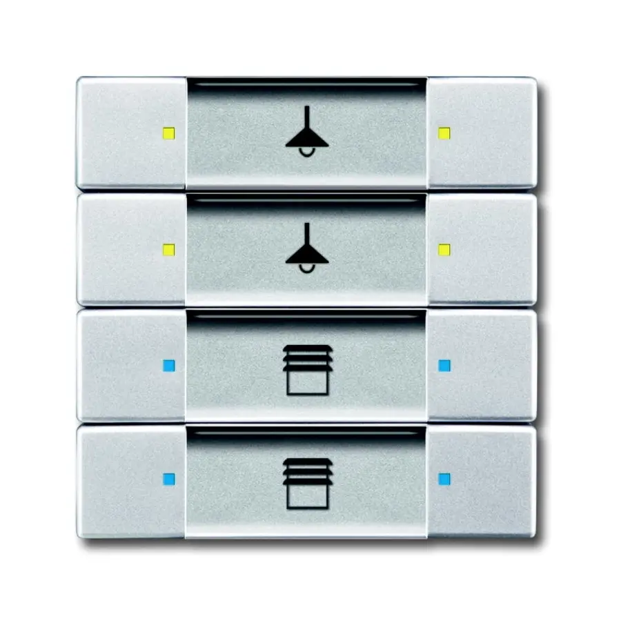 Busch-Jaeger knx sen multifun 4/8v aluzi (6127/02-83)