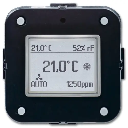 Busch-Jaeger knx ruimtethermost co2 inb (6109/28) Busch-Jaeger knx ruimtethermost co2 inb (6109/28)