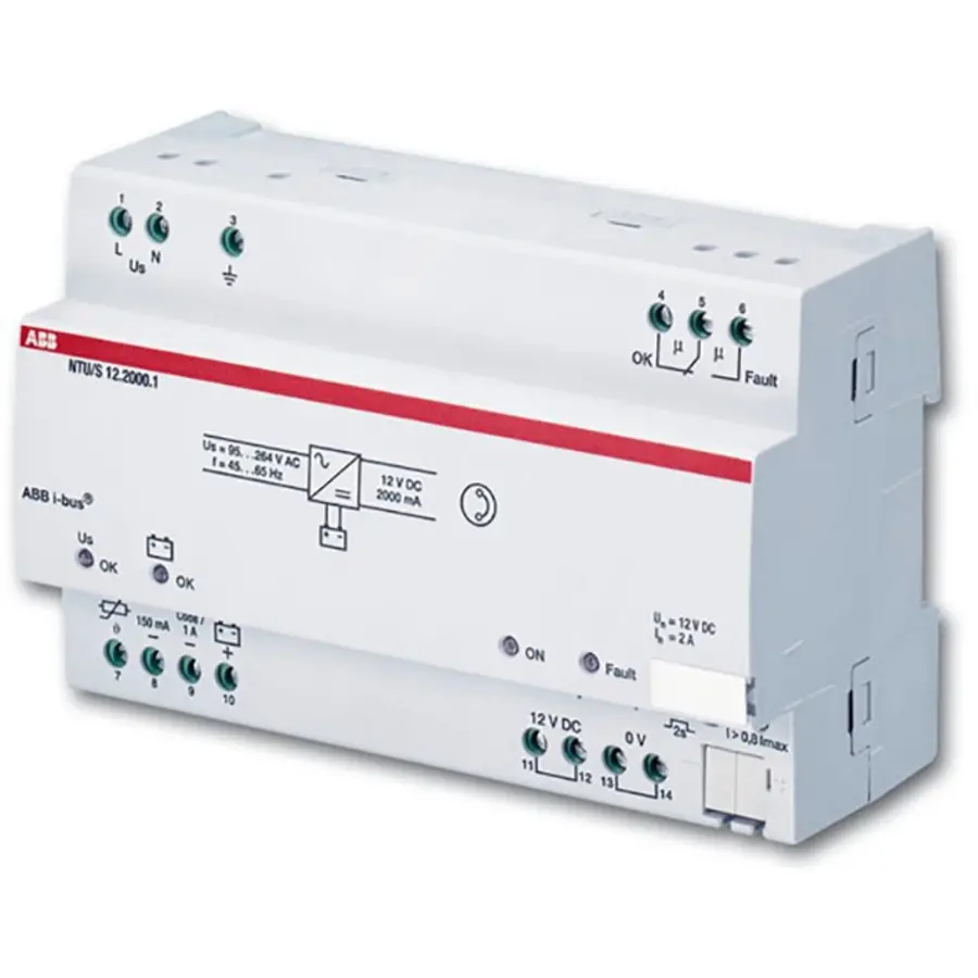 Busch-Jaeger knx onderbrekvrije voed 12v (NTU/S12.2000.1)