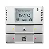 Busch-Jaeger knx bed elem 2/4v pure-rvs (6128/28-866)