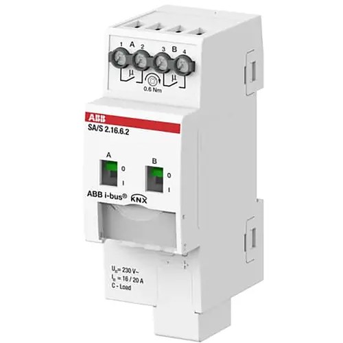 Busch-Jaeger schak act prof knx 2v 16amp (SA/S2.16.6.2) Busch-Jaeger schak act prof knx 2v 16amp (SA/S2.16.6.2)