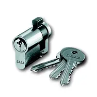 Busch-Jaeger DIN halve profielcilinder gelijksluitend (0521 PZ-GS)