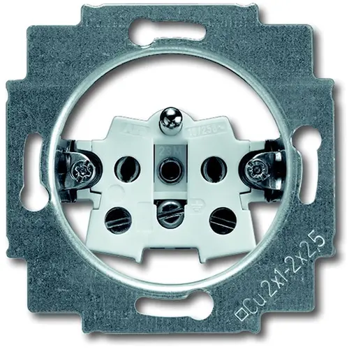Busch-Jaeger wandcontactdoos penaarde met schroefklemmen exclusief centraalplaat (23 M-504)
