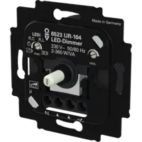 Busch-Jaeger draaidimmer universeel LED 2-100 Watt (6523 UR-104)