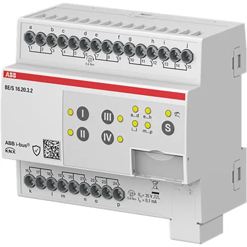 Busch-Jaeger bin ingang 16v pot vrij cont (BE/S16.20.3.2) Busch-Jaeger bin ingang 16v pot vrij cont (BE/S16.20.3.2)