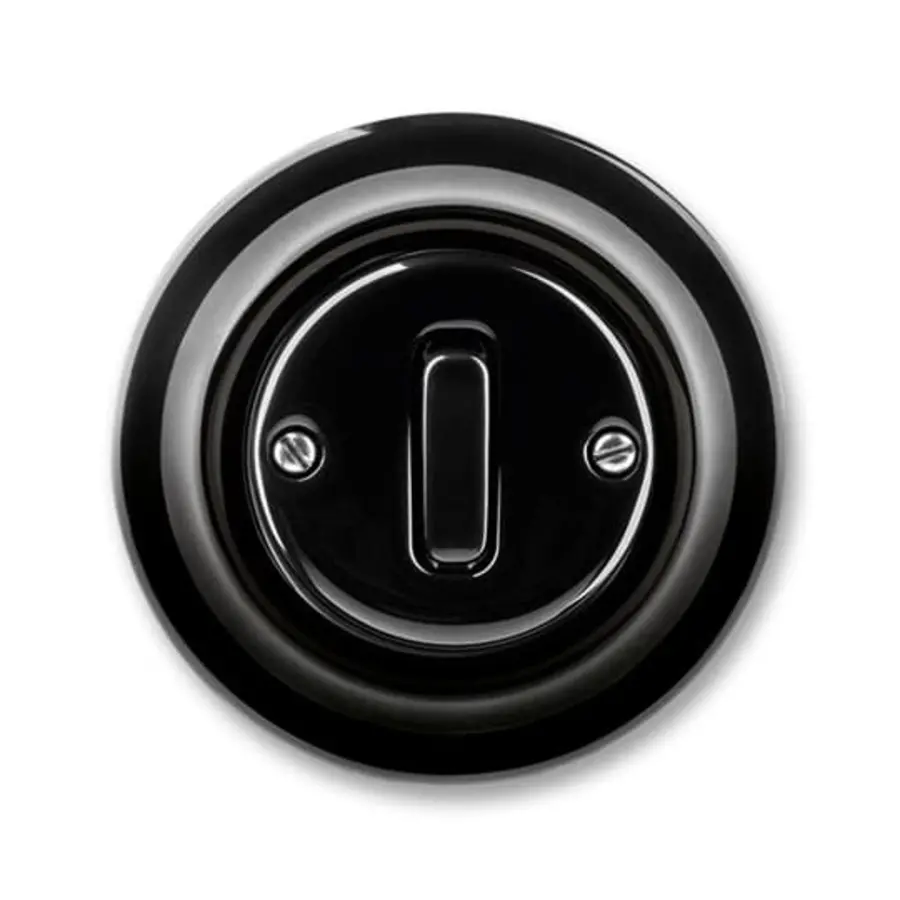 Busch-Jaeger drukcontact decento zw pors (MU2022 UJ-64 BLACK)