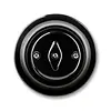 Busch-Jaeger decento schak wiss zw pors (MU2002/6 UJ-64 BLACK)