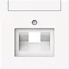 Busch-Jaeger centraalplaat RJ45 wandcontactdoos 1-voudig Art Linear studiowit mat (1803-44M)