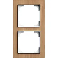 Busch-Jaeger afdekraam 2-voudig Art Linear hout eiken (1722-4083)