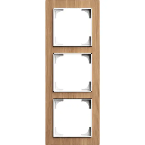 Busch-Jaeger afdekraam 3-voudig Art Linear hout eiken (1723-4083) Busch-Jaeger afdekraam 3-voudig Art Linear hout eiken (1723-4083)