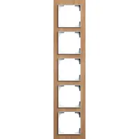 Busch-Jaeger afdekraam 5-voudig Art Linear hout eiken (1725-4083)