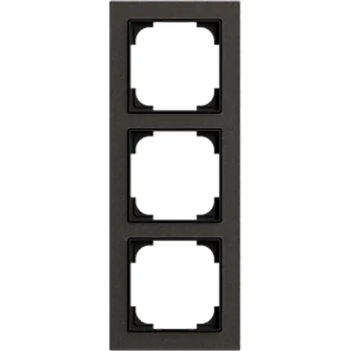 Busch-Jaeger afdekraam 3-voudig Art Linear papier zwart (1723-4045) Busch-Jaeger afdekraam 3-voudig Art Linear papier zwart (1723-4045)