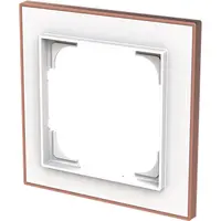 Busch-Jaeger afdekraam 1v mwt/ros goud (1721-441M)