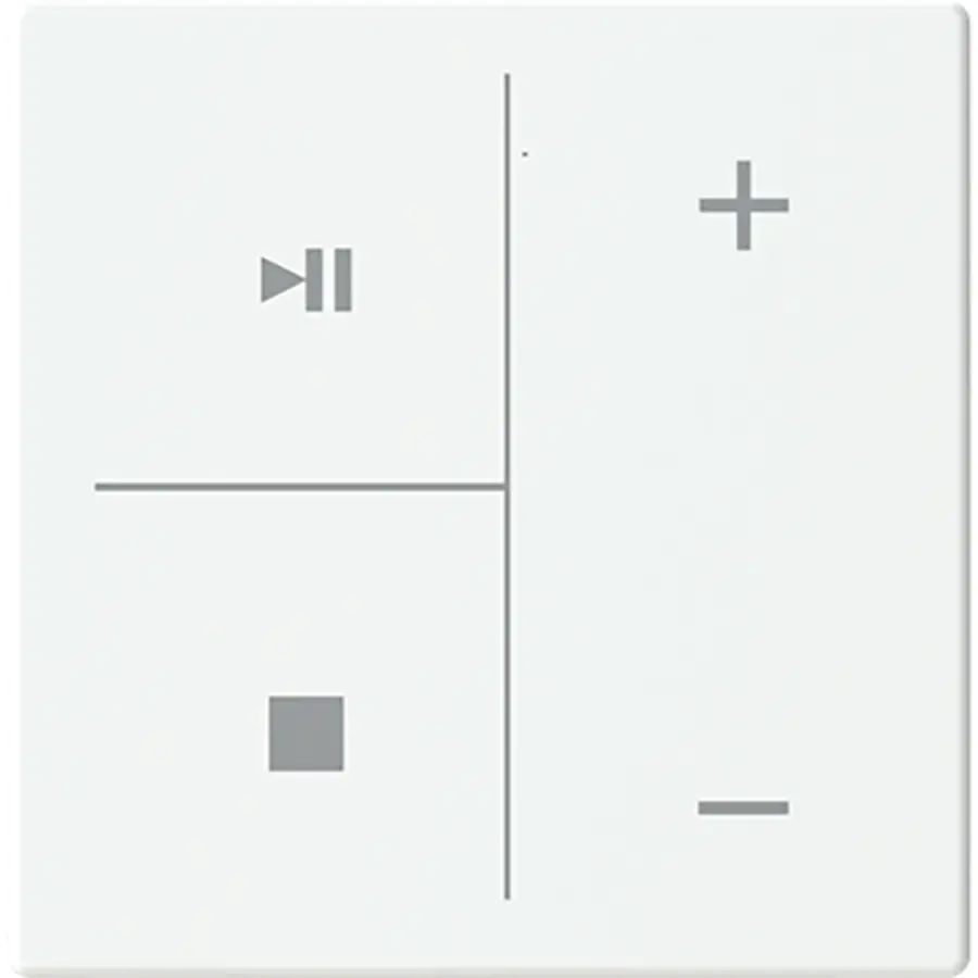 Busch-Jaeger cpl 4v knop muziek symb mwt (LFMW/A.4.63.11-884)