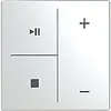 Busch-Jaeger cpl 4v knop muziek symb rvs (LFMW/A.4.63.11-866)