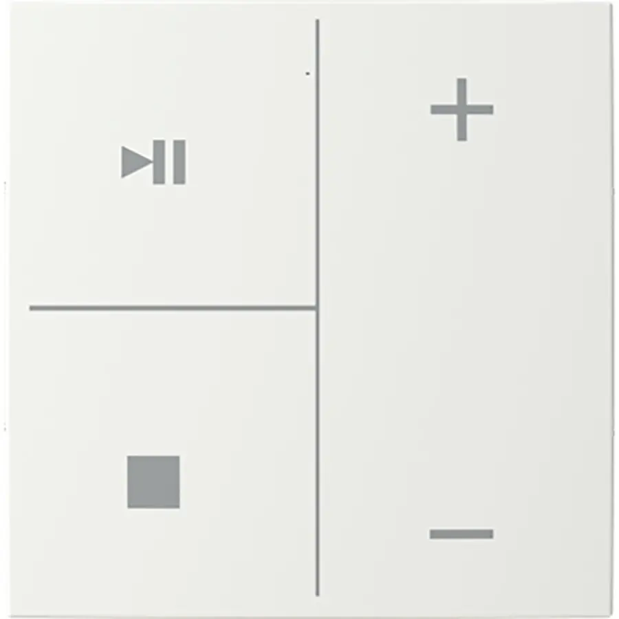 Busch-Jaeger cpl 4v knop muziek symb wt (LFMW/A.4.55.11-914)