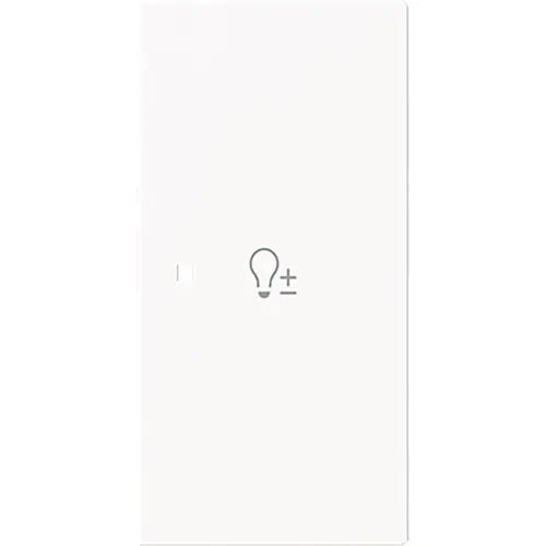 Busch-Jaeger bedieningswip rechts symbool dimmer tbv bedieningselement flex 2-voudig Art Linear studiowit mat (6234-22-44M)