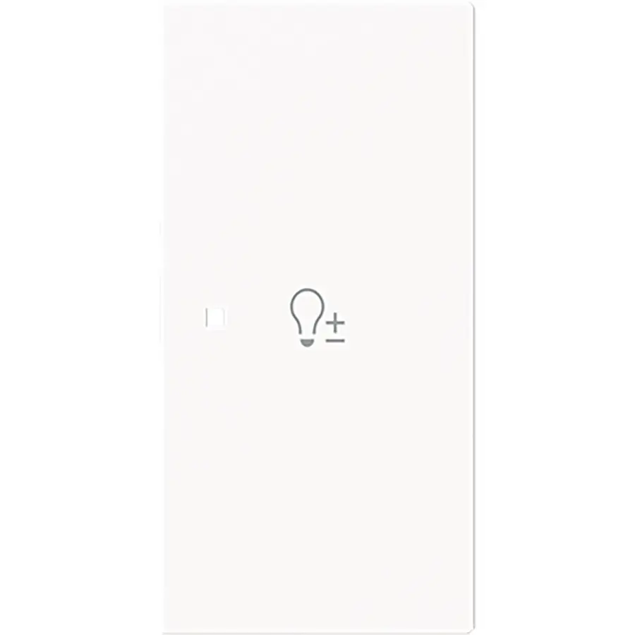 Busch-Jaeger bedieningswip rechts symbool dimmer tbv bedieningselement flex 2-voudig Art Linear studiowit mat (6234-22-44M)