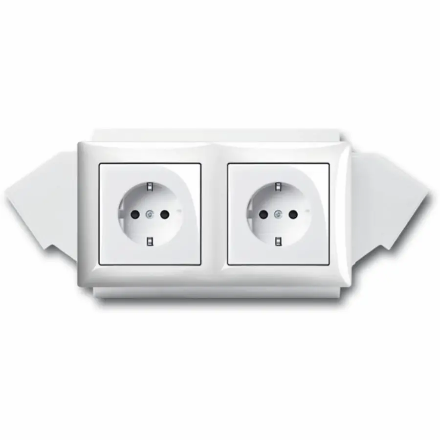 Busch-Jaeger wcd 2v + doos uni + gst si-b (20-2 EUWCJ-914-503 Wago)