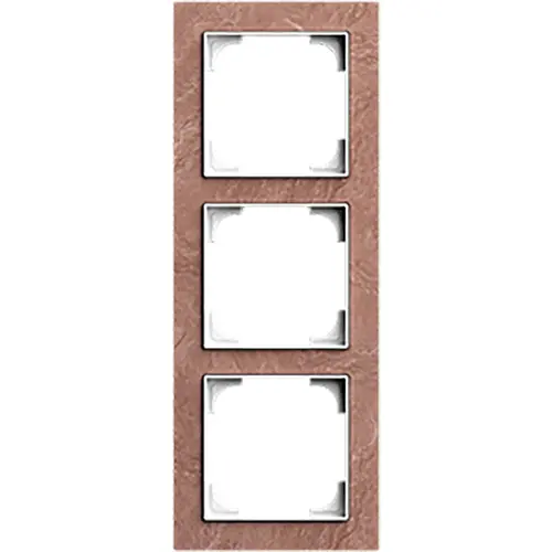 Busch-Jaeger afdekraam 3-voudig Art Linear leisteen Terra Rosso (1723-4097) Busch-Jaeger afdekraam 3-voudig Art Linear leisteen Terra Rosso (1723-4097)