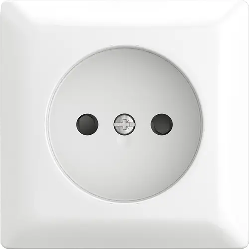 Busch-Jaeger wandcontactdoos zonder randaarde Safety+ opbouw Balance AP wit (20 APBJ-524)