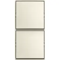 Busch-Jaeger dubbele wisselschakelaar opbouw Balance AP creme (2601/6/2601/6 APJ-522)