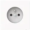 Busch-Jaeger centraalplaat voor wandcontactdoos met penaarde Art Linear studiowit mat (20-1 MUCB-44M)