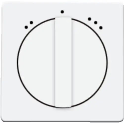 Busch-Jaeger draaiknop driestandenschakelaar Future Linear studiowit mat (1740 DRL-884-503)