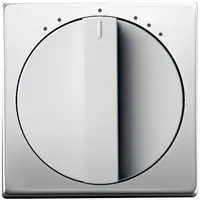 Busch-Jaeger draaiknop driestandenschakelaar Pure Stainless Steel (1740 DRL-866-503)