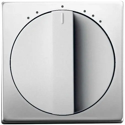 Busch-Jaeger draaiknop driestandenschakelaar Pure Stainless Steel (1740 DRL-866-503)