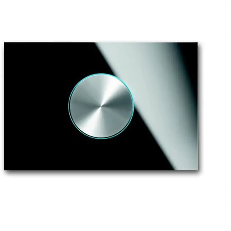 Busch-Jaeger KNX priOn draaibedien 1v c-glas zwart (6341-825-101)