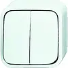 Busch-Jaeger serieschakelaar opbouw AP plus wit (2601/5 AP/11W-503)