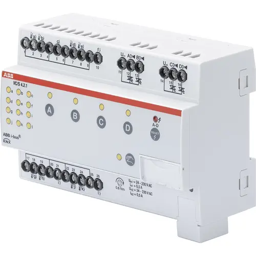 Busch-Jaeger Valve Drive Controller ClimaEco KNX 4-voudig handbediening MDRC (VC/S4.2.1) Busch-Jaeger Valve Drive Controller ClimaEco KNX 4-voudig handbediening MDRC (VC/S4.2.1)