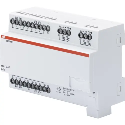 Busch-Jaeger Valve Drive Controller ClimaEco KNX 4-voudig MDRC (VC/S4.1.1) Busch-Jaeger Valve Drive Controller ClimaEco KNX 4-voudig MDRC (VC/S4.1.1)