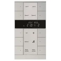 Busch-Jaeger HVAC-CO2 sensor KNX - ClimaEco Alu zilver 10f CE (SBC/U10.0.11-83)