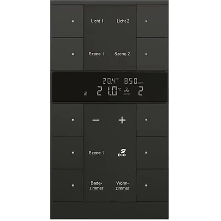 Busch-Jaeger HVAC-CO2 sensor KNX - ClimaEco Mat zwart 10f CE (SBC/U10.0.11-885)