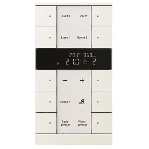 Busch-Jaeger HVAC-CO2 sensor KNX - ClimaEco Mat wit 10f CE (SBC/U10.0.11-884)