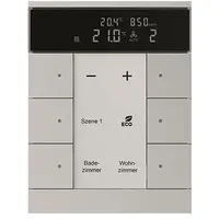 Busch-Jaeger HVAC-CO2 sensor KNX - ClimaEco Alu zilver 6f CE (SBC/U6.0.11-83)
