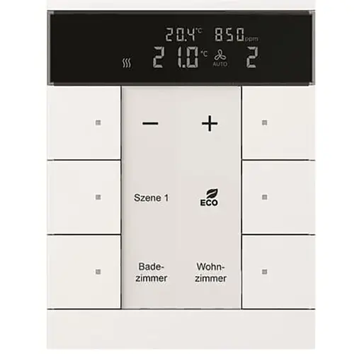 Busch-Jaeger HVAC-CO2 sensor KNX - ClimaEco Mat wit 6f CE (SBC/U6.0.11-884)