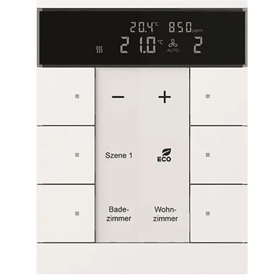 Busch-Jaeger HVAC-CO2 sensor KNX - ClimaEco Mat wit 6f CE (SBC/U6.0.11-884)