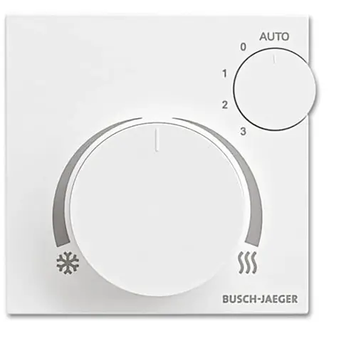 Busch-Jaeger Analoge ruimte control unit ClimaEco met temperatuur instelling en fa (SAF/A1.0.11-24) Busch-Jaeger Analoge ruimte control unit ClimaEco met temperatuur instelling en fa (SAF/A1.0.11-24)