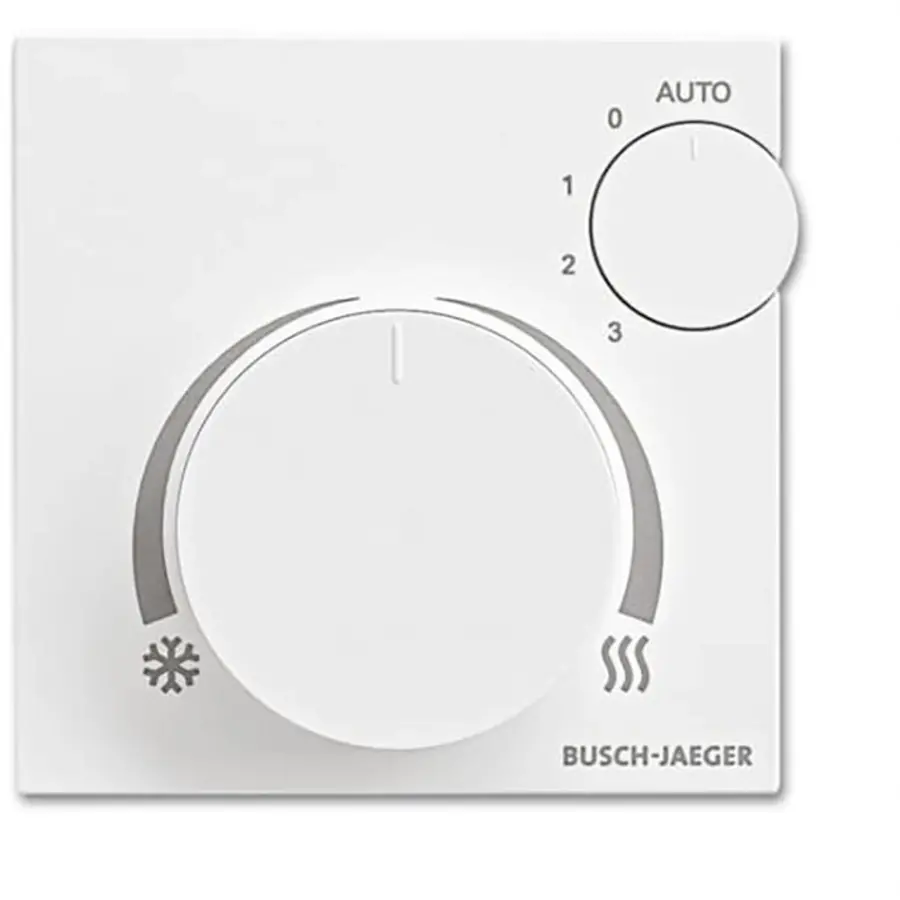 Busch-Jaeger Analoge ruimte control unit ClimaEco met temperatuur instelling en fa (SAF/A1.0.11-24)