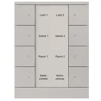 Busch-Jaeger Bedienings sensor KNX - ClimaEco Alu zilver 8f (SB/U8.0.11-83)