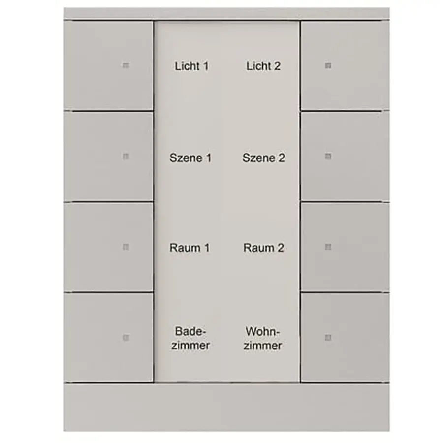 Busch-Jaeger Bedienings sensor KNX - ClimaEco Alu zilver 8f (SB/U8.0.11-83)